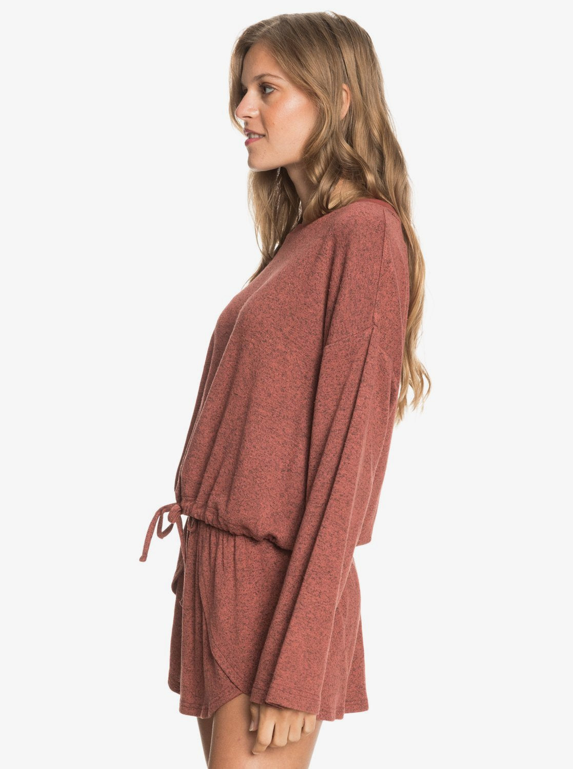 Roxy Womens Super Chill Cosy Long Sleeve Top Marsala