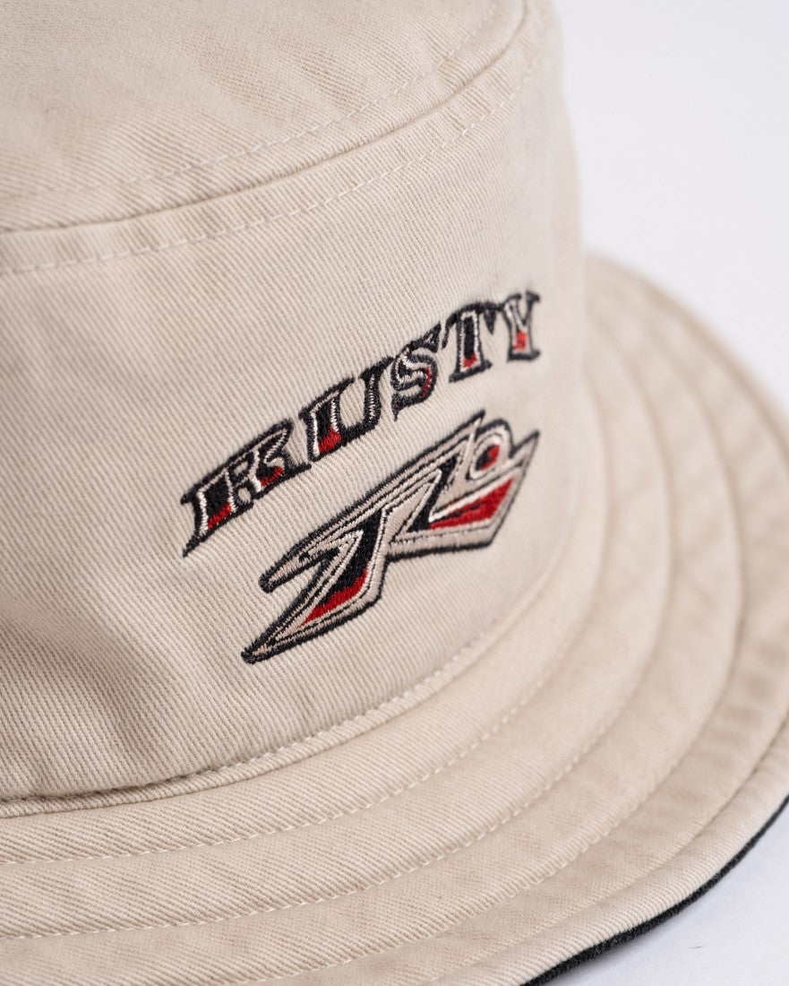 Rusty Been Better Reversible Bucket Hat OATMEAL