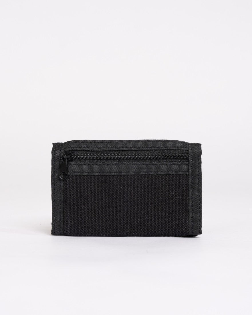 Rusty Comp Wash Tri-fold Wallet BLACK