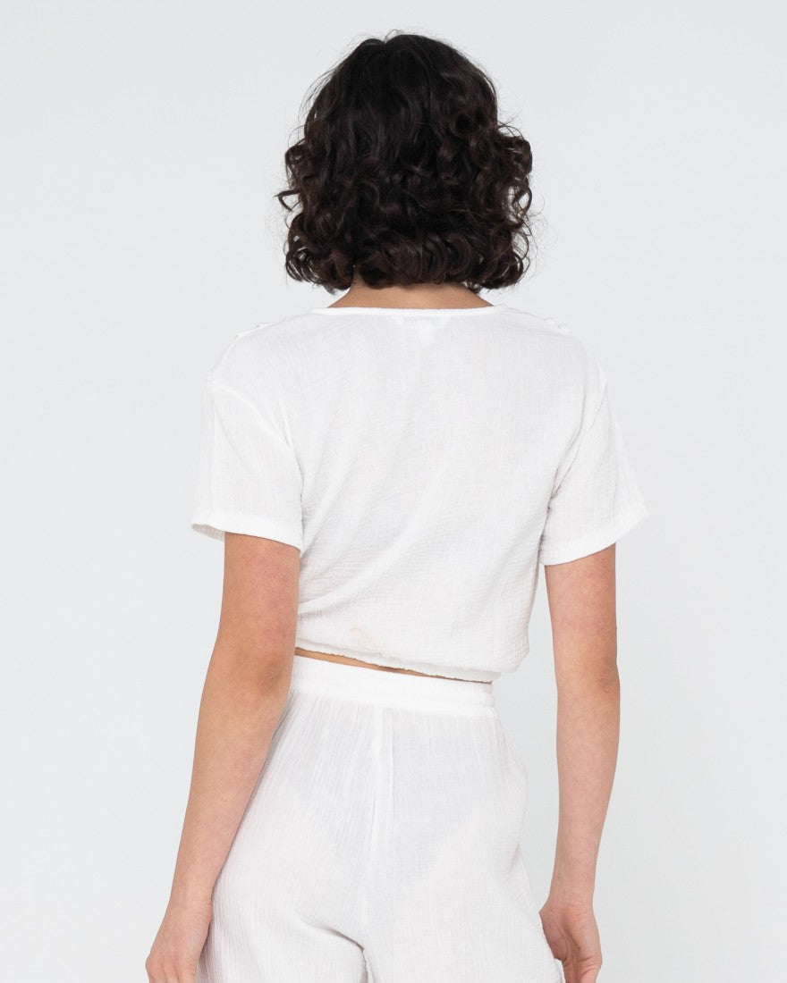Rusty Esperance Beach Top WHITE
