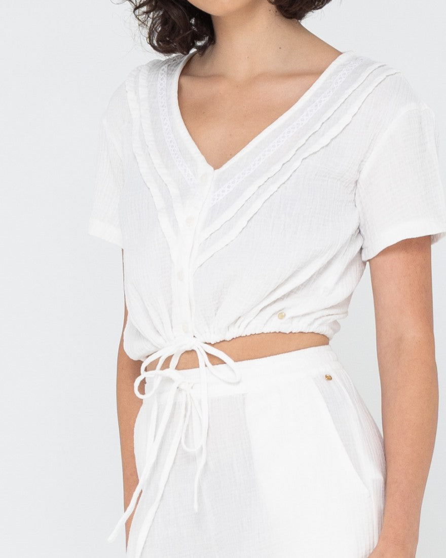 Rusty Esperance Beach Top WHITE