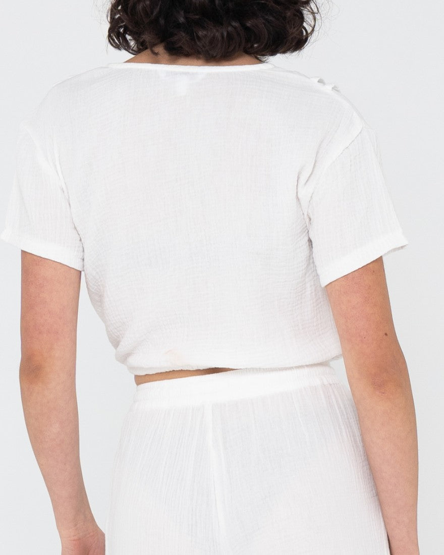 Rusty Esperance Beach Top WHITE
