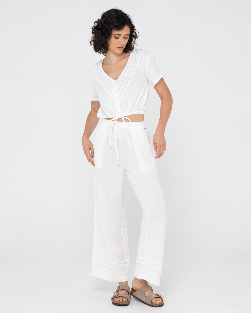 Rusty Esperance Beach Top WHITE