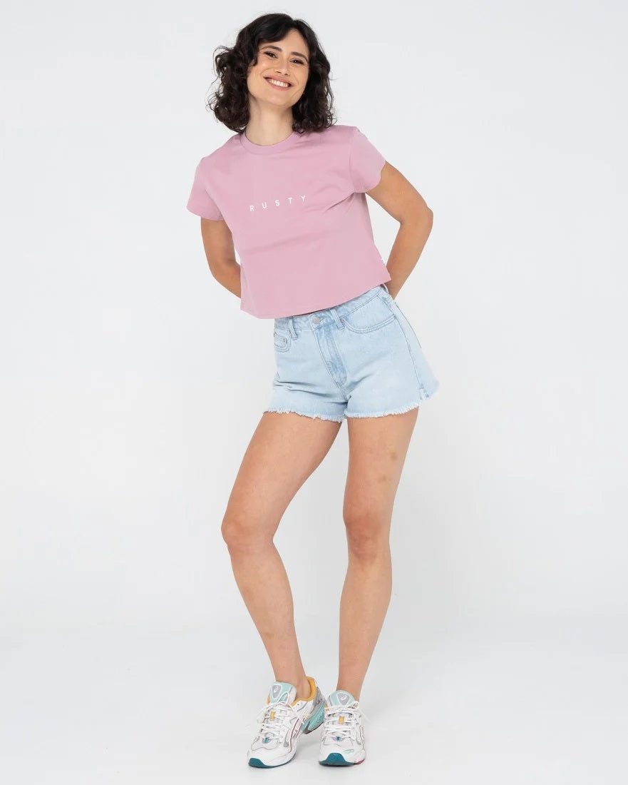 Essentials Classic Slim Crop Tee