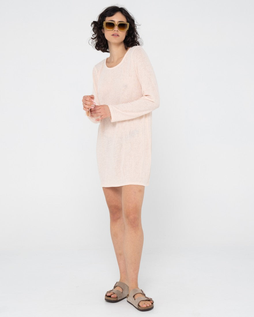 Rusty Getaway Long Sleeve Dress SHORTBREAD