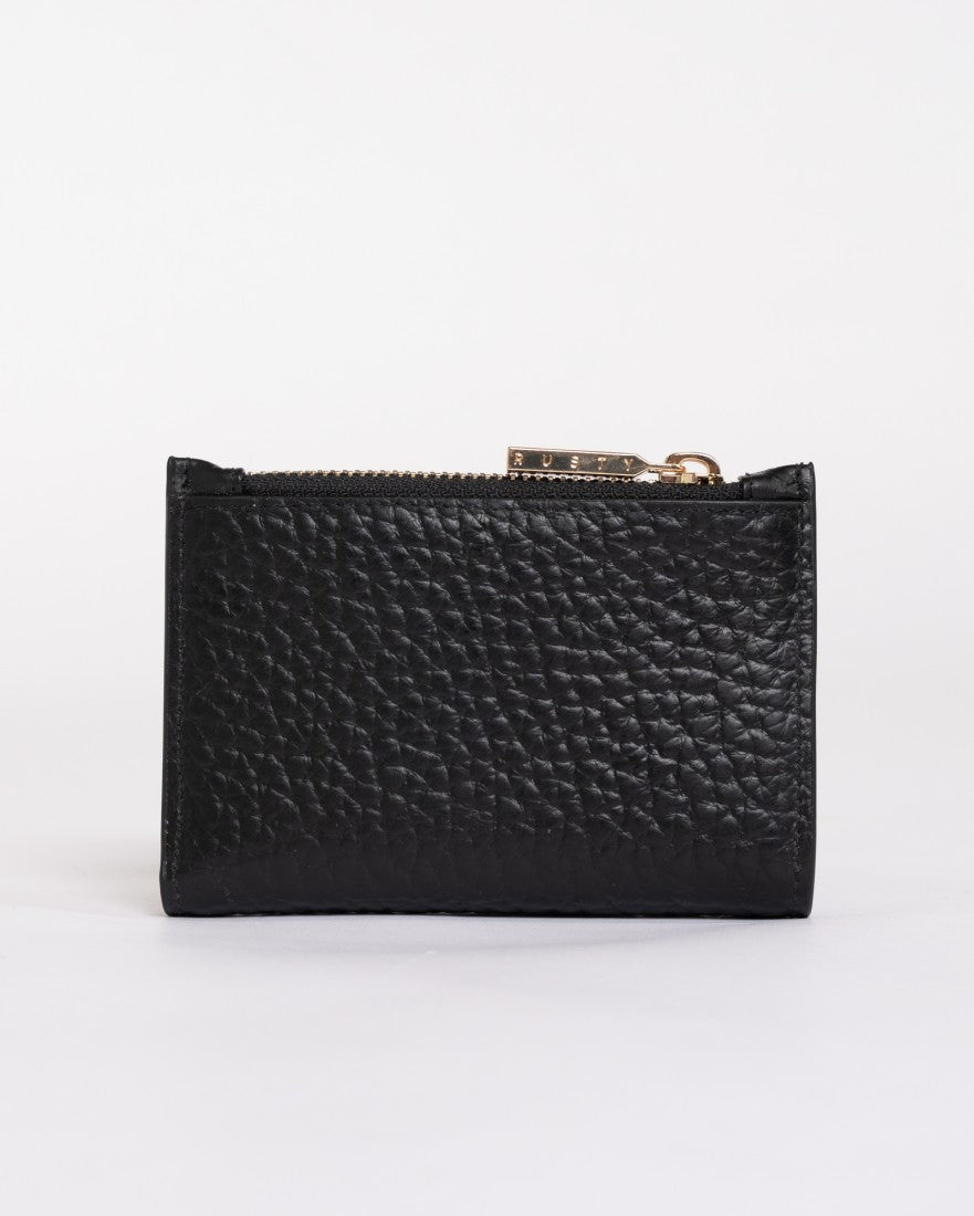 Rusty Grace Compact Flap Wallet BLACK 1