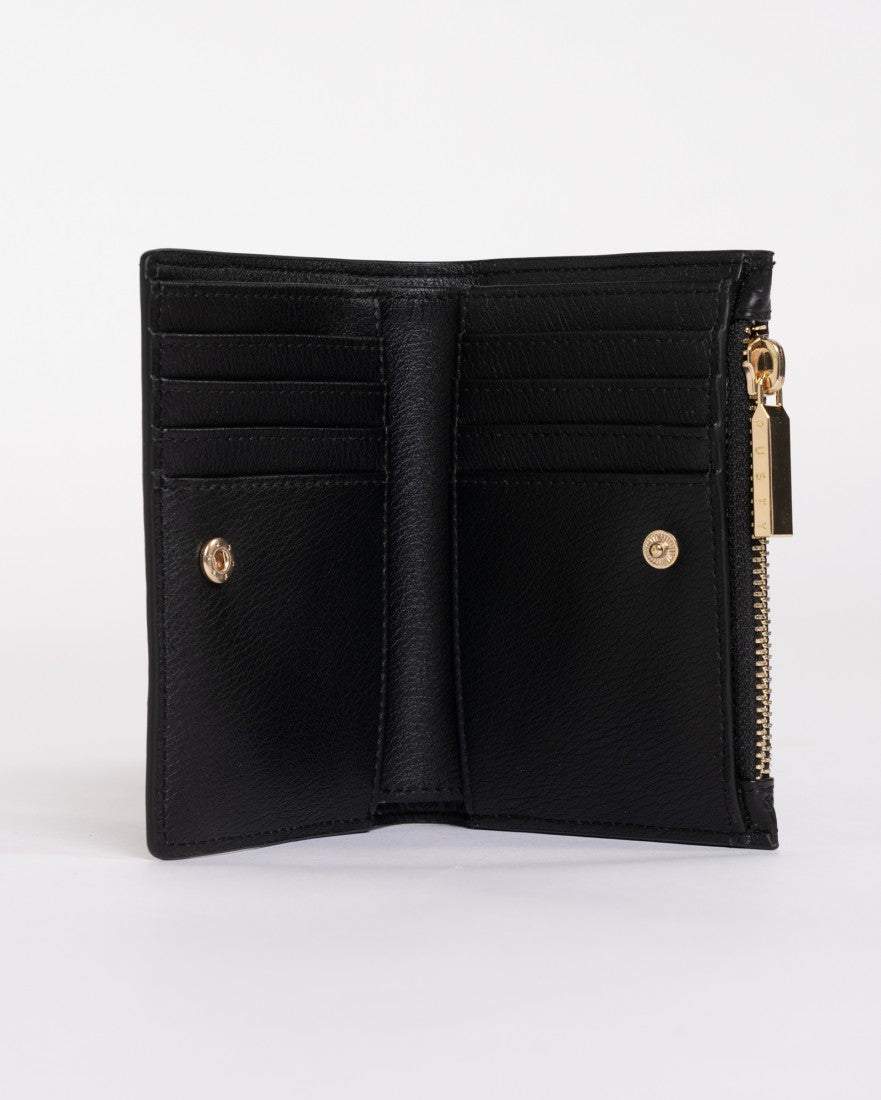 Rusty Grace Compact Flap Wallet BLACK 1