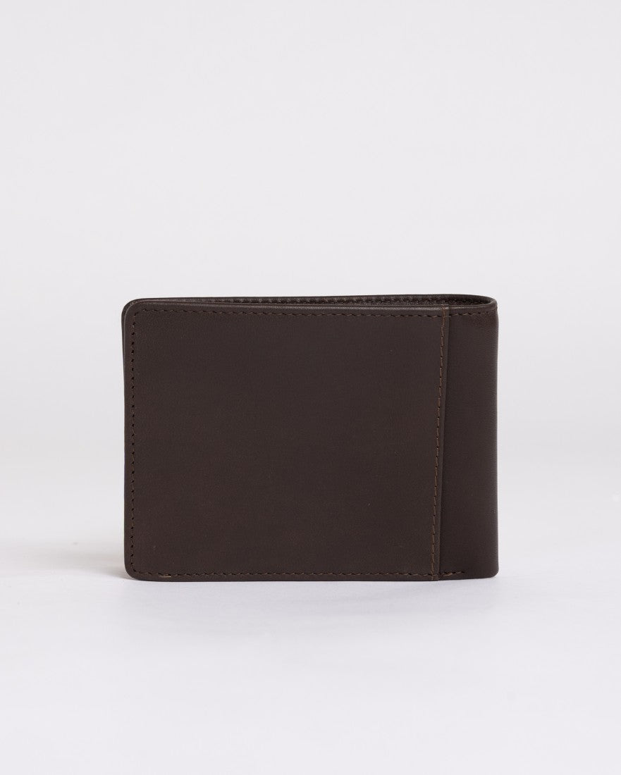 Rusty High River 2 Leather Wallet COFFEE