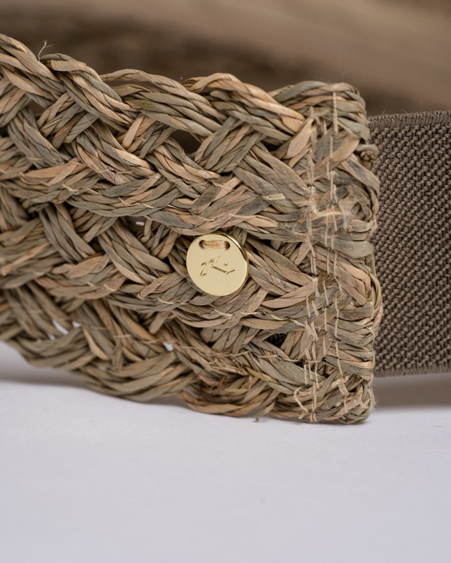 Rusty Kaia Straw Visor NATURAL 1