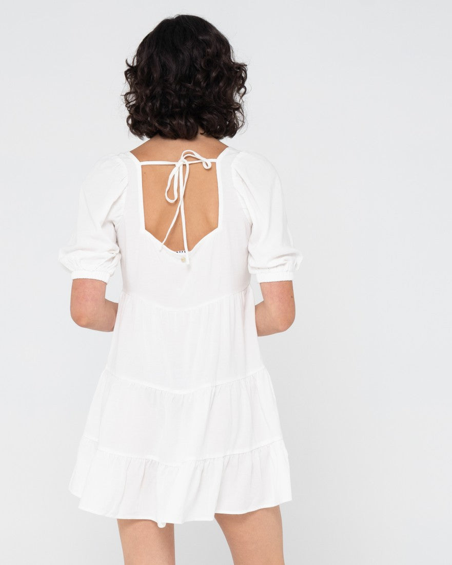 Rusty Paradiso Mini Dress WHITE