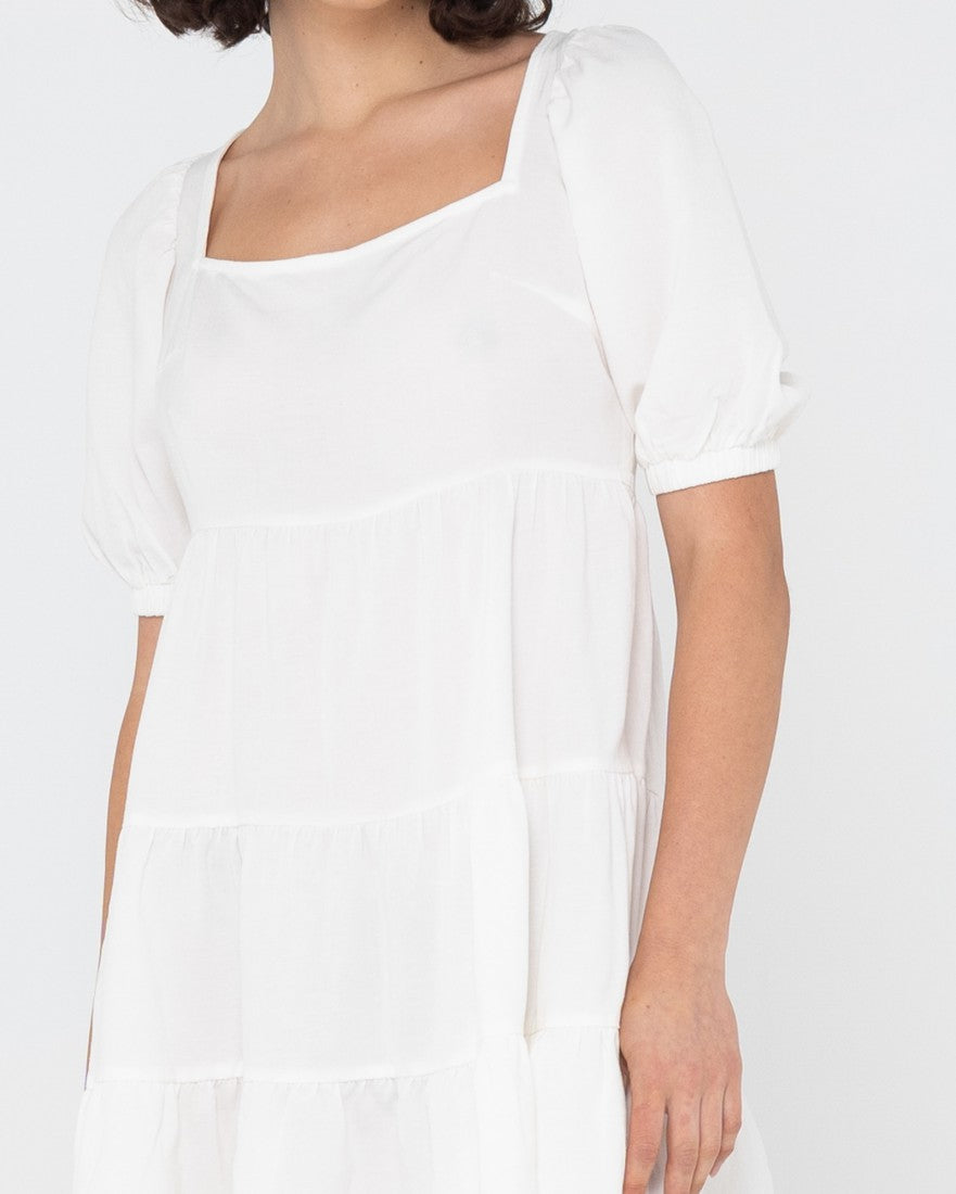 Rusty Paradiso Mini Dress WHITE