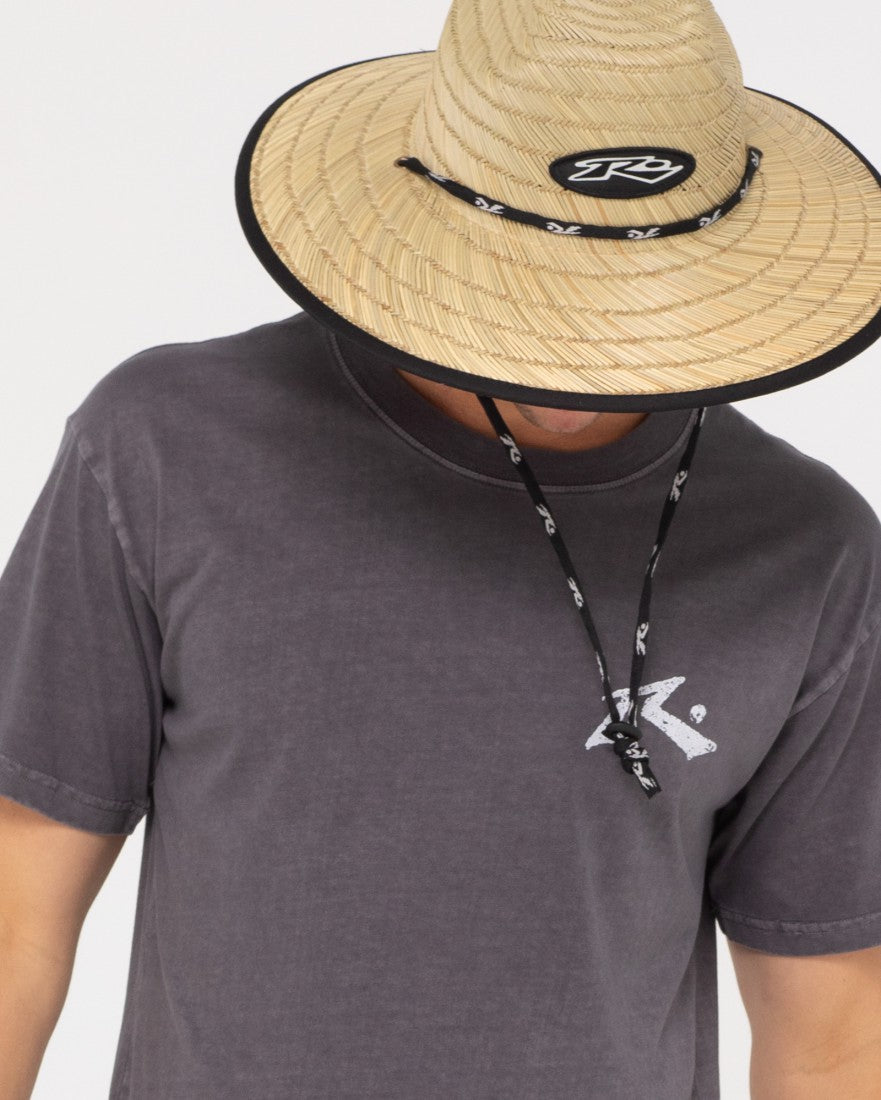 Rusty Rest In Paradise Short Sleeve Tee COAL
