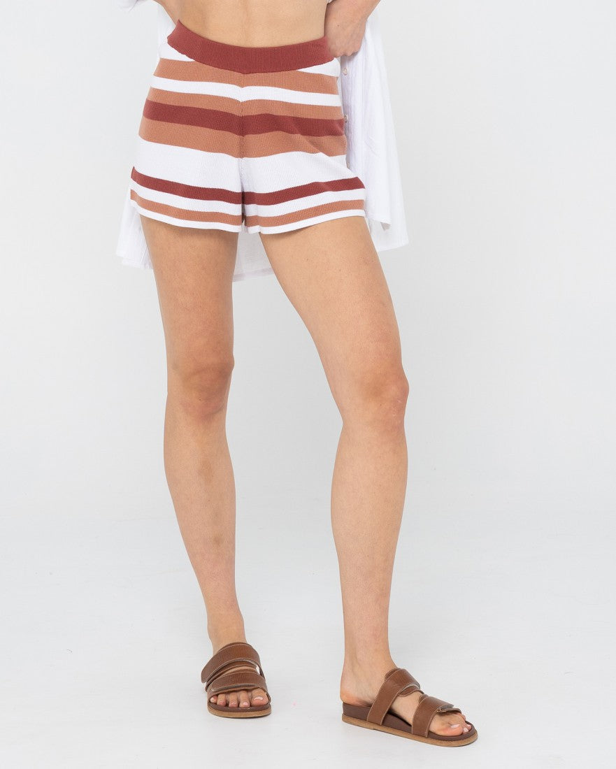 Rusty Sandbar Knitted Short COCOA BROWN