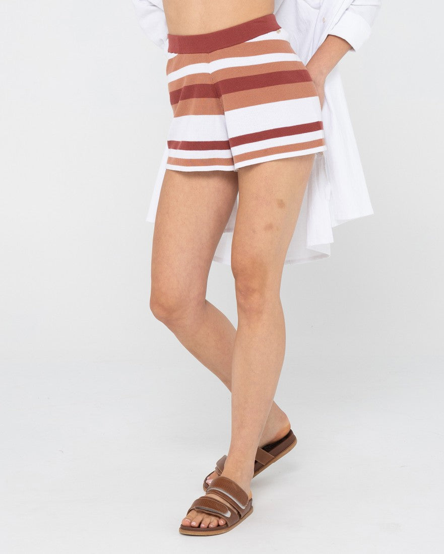 Rusty Sandbar Knitted Short COCOA BROWN