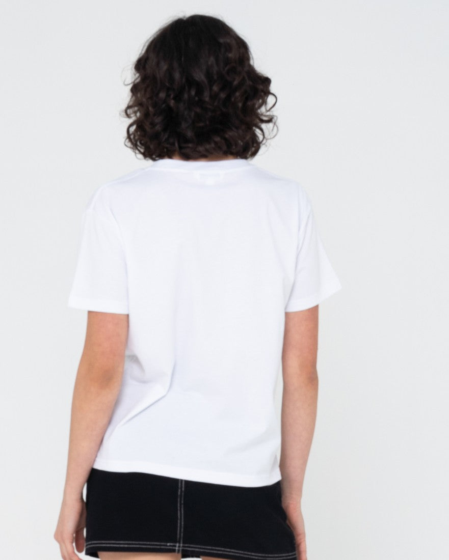 Rusty Vacation Relaxed Fit Tee WHITE