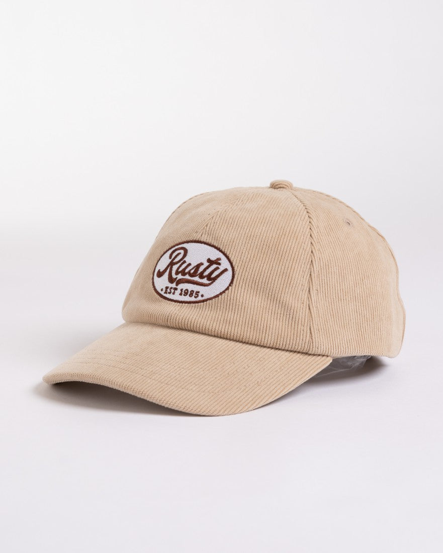 Rusty Vacay Time Adjustable Cap OATMILK