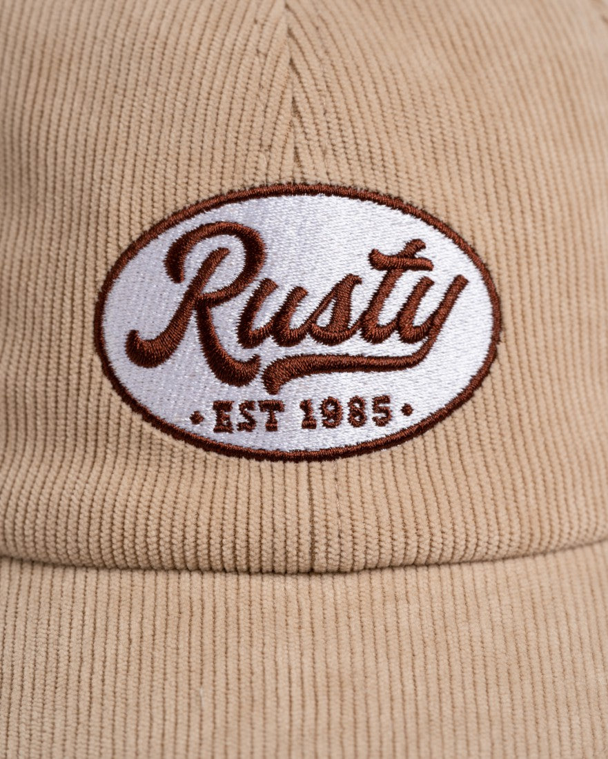 Rusty Vacay Time Adjustable Cap OATMILK