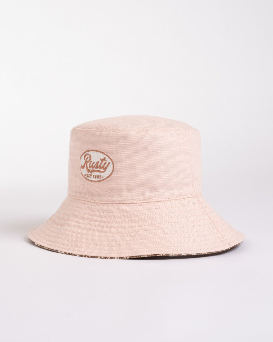 Rusty Vacay Time Reversible Bucket Hat VINTAGE PINK