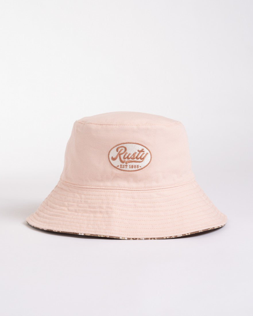 Rusty Vacay Time Reversible Bucket Hat VINTAGE PINK