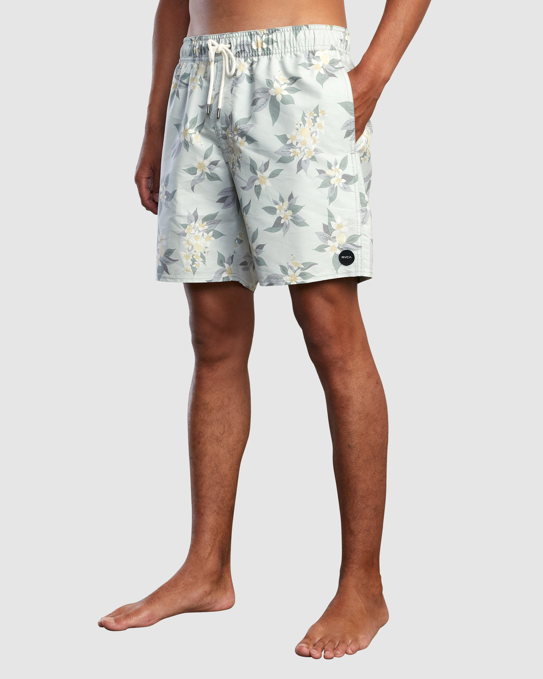 RVCA ANAHEIM ELASTIC SHORT ICE GREEN