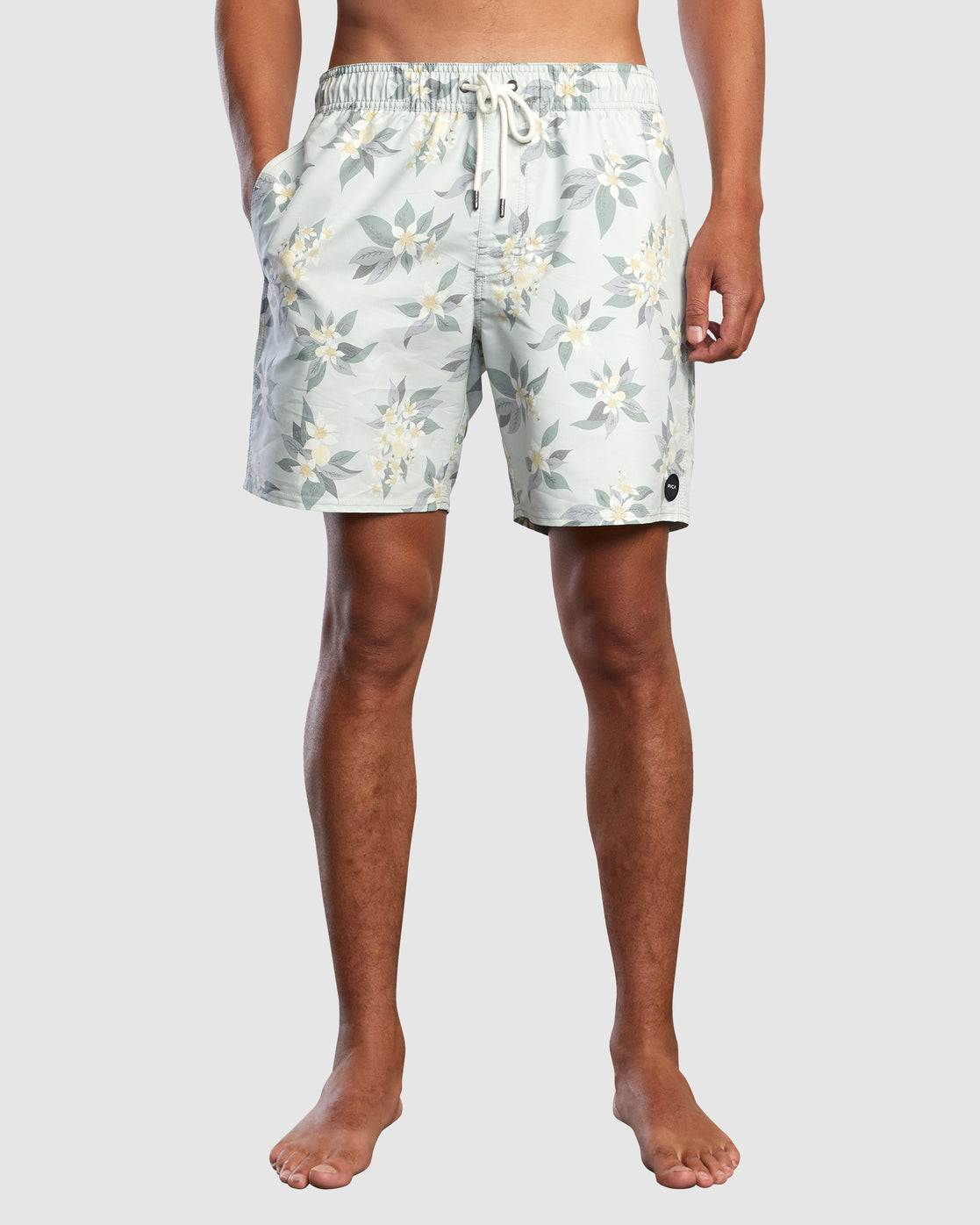 RVCA ANAHEIM ELASTIC SHORT ICE GREEN