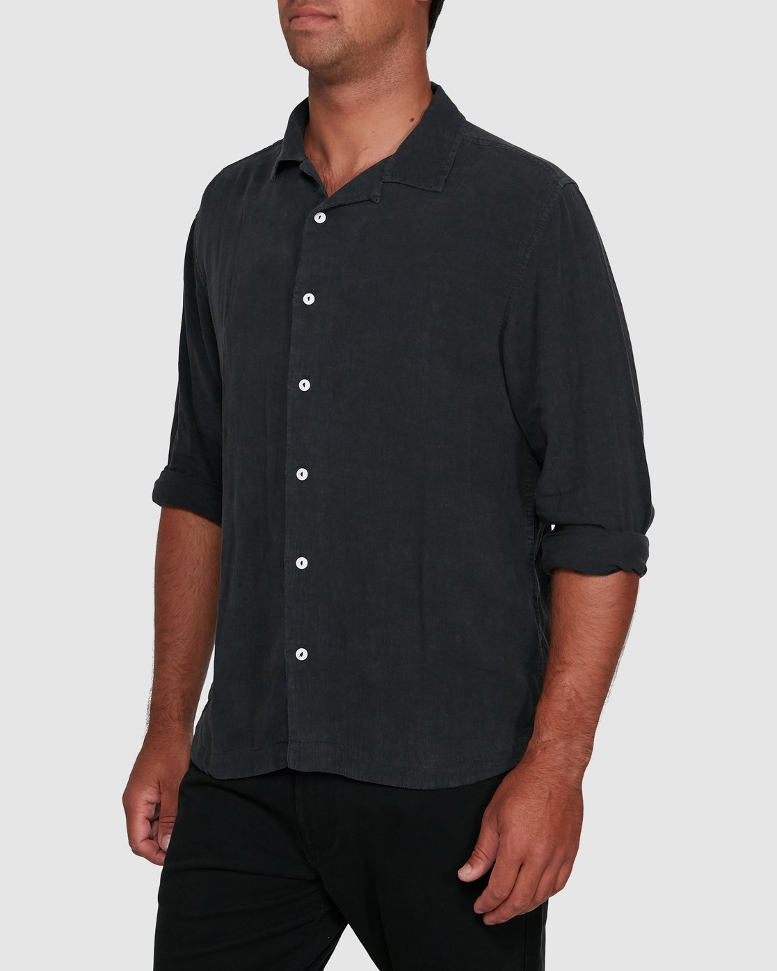 RVCA BEAT LONG SLEEVE TOP Black