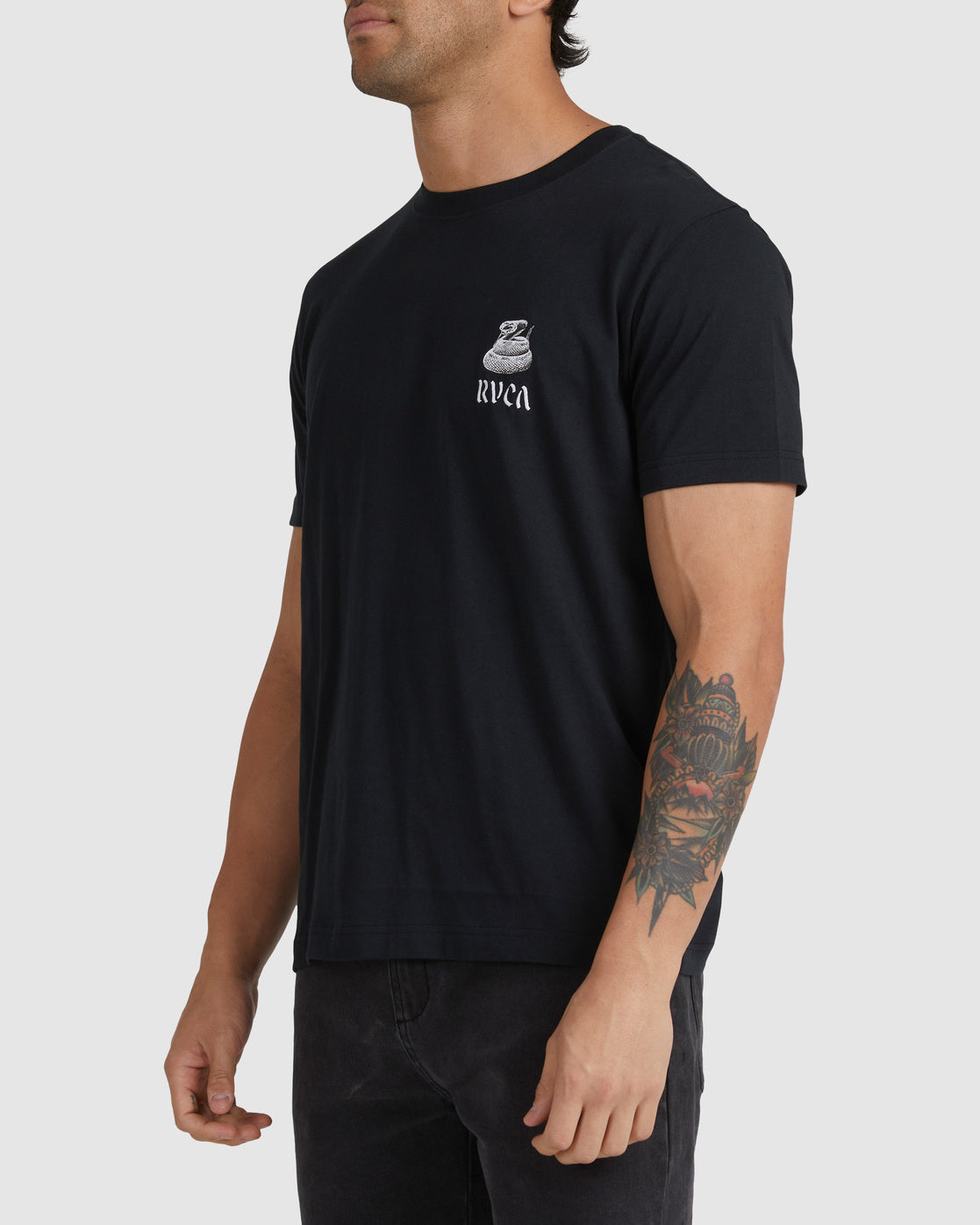 RVCA BEAUTIFUL DANGER SS TEE BLACK
