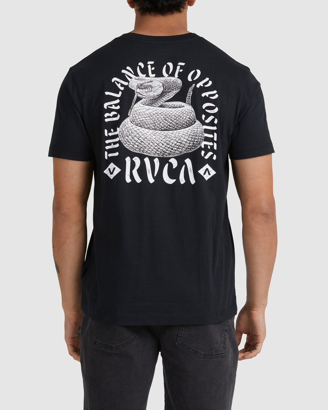 RVCA BEAUTIFUL DANGER SS TEE BLACK