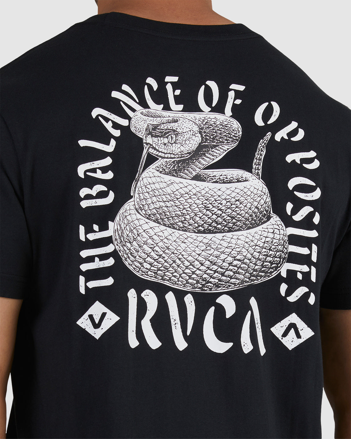 RVCA BEAUTIFUL DANGER SS TEE BLACK