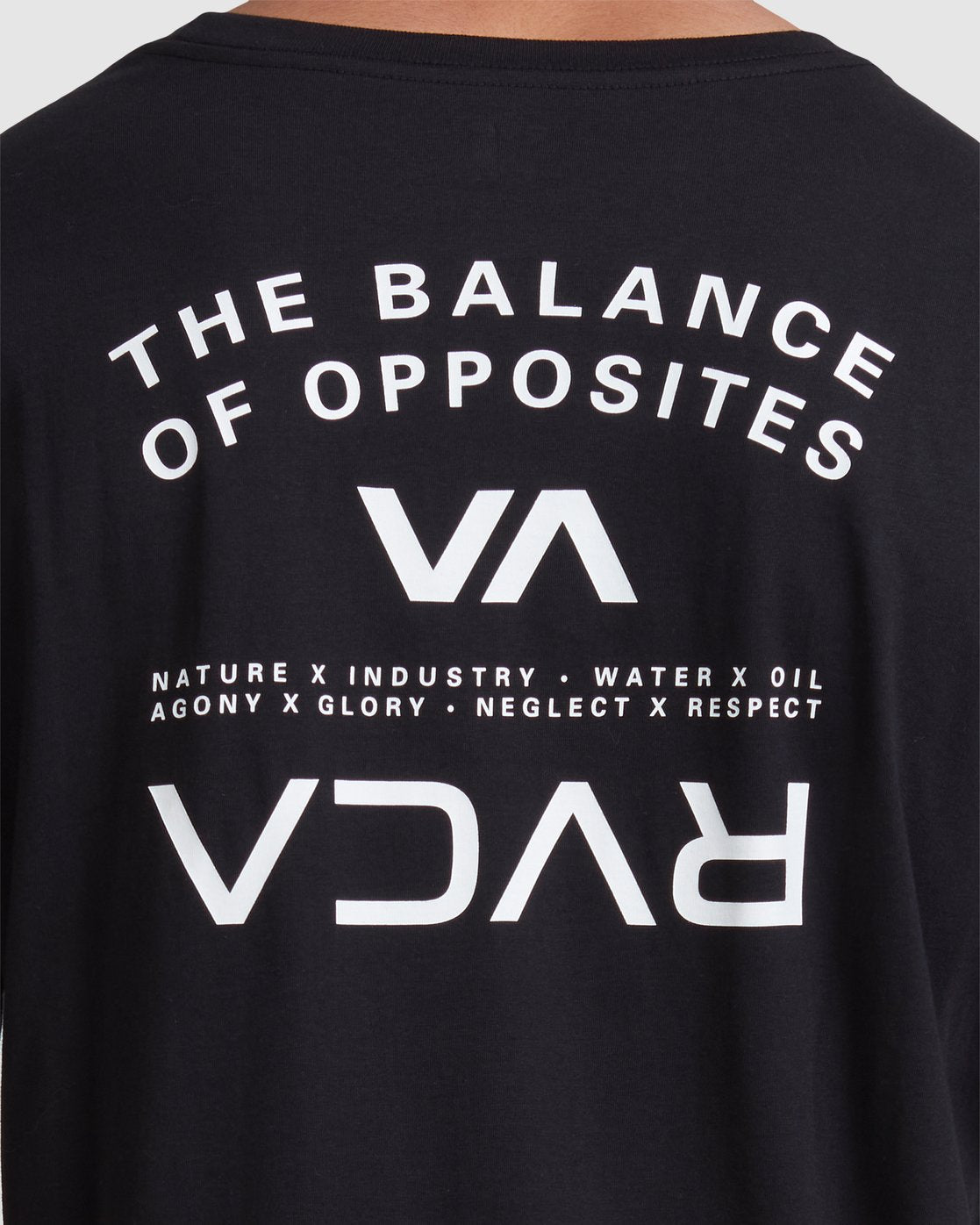 RVCA BEND IT LIKE RVCA LONG SLEEVE TEE Black