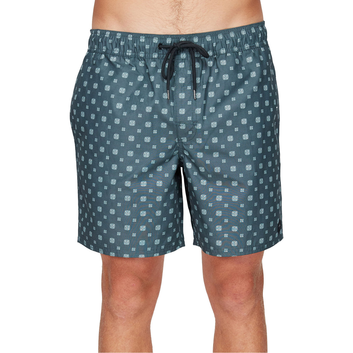 RVCA Cedar Elastic Board Short Pirate Black