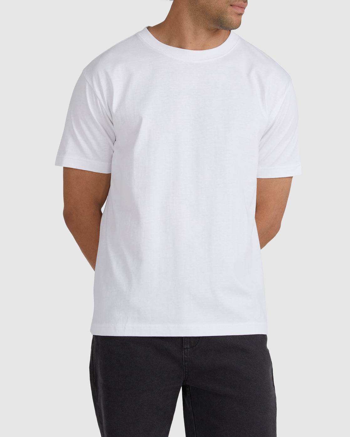 RVCA CROSSED OUT SS TEE WHITE