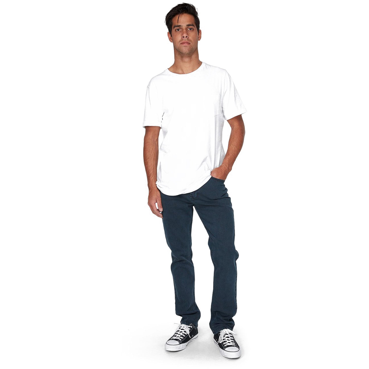 RVCA Daggers Denim Pant Blue Black