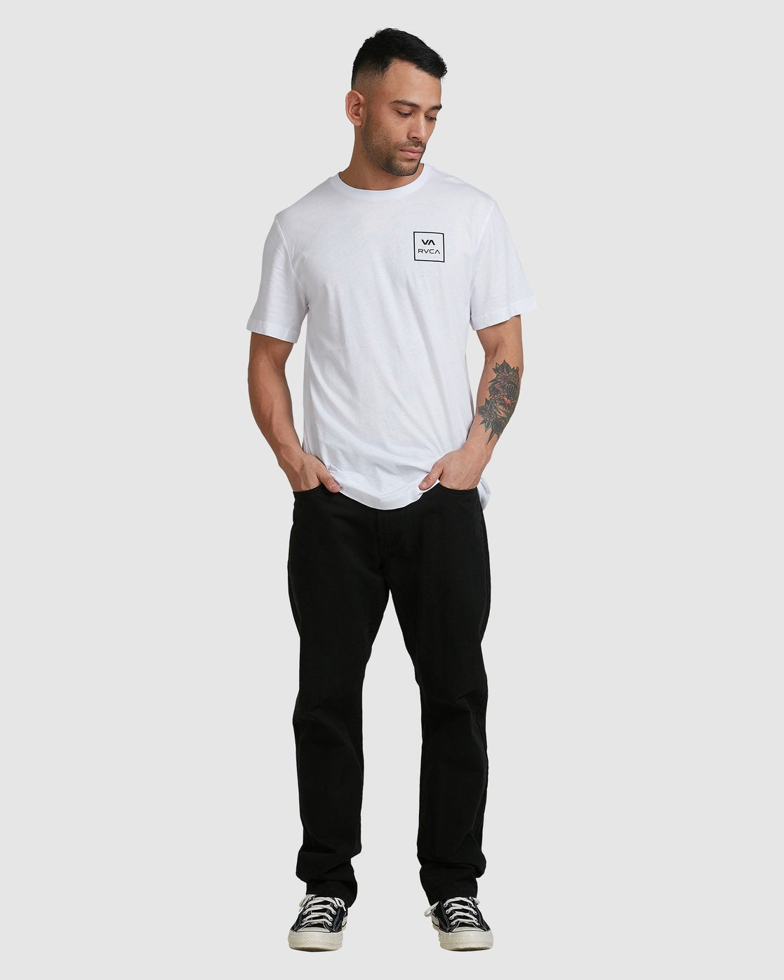 RVCA DAGGERS TWILL PANTS Black