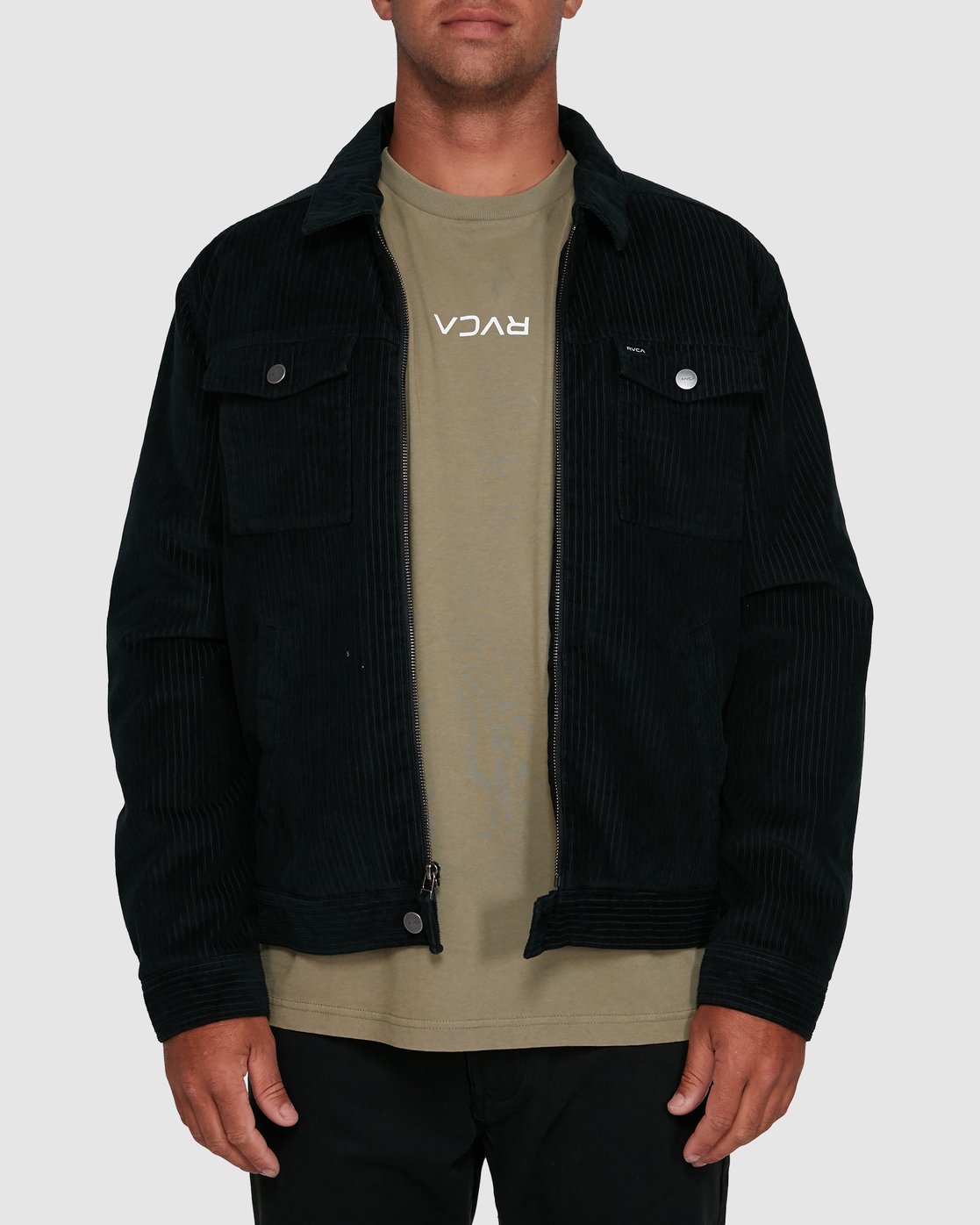 RVCA EASY TRUCKER II JACKET Black