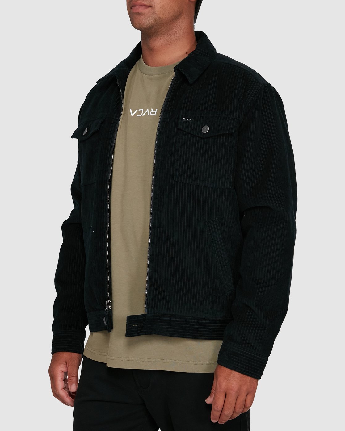 RVCA EASY TRUCKER II JACKET Black