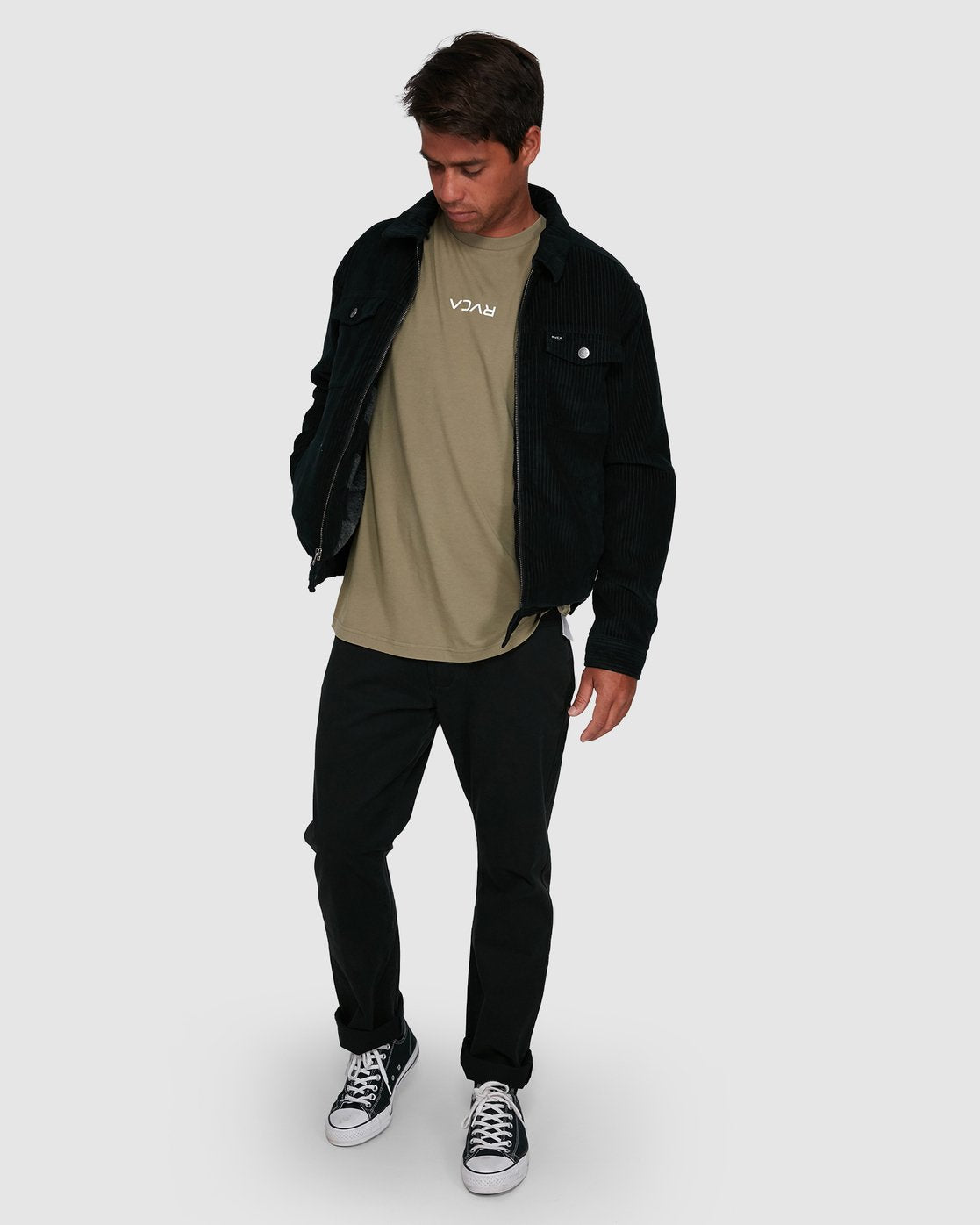 RVCA EASY TRUCKER II JACKET Black