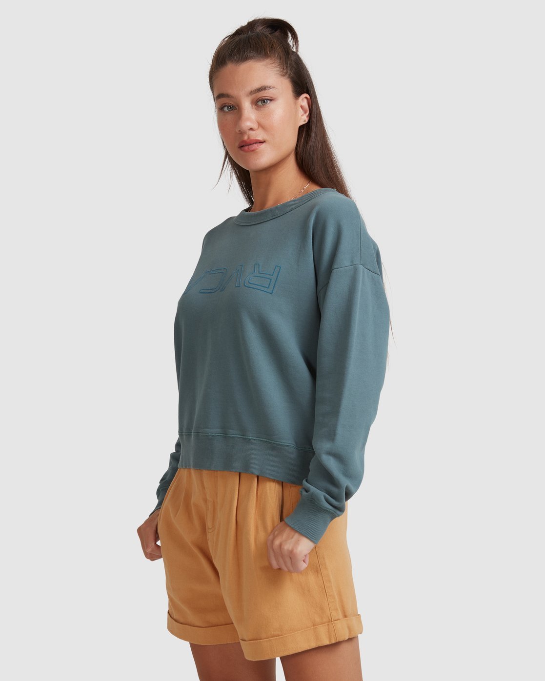 RVCA FLIP N FLOCK CREW Balsam green