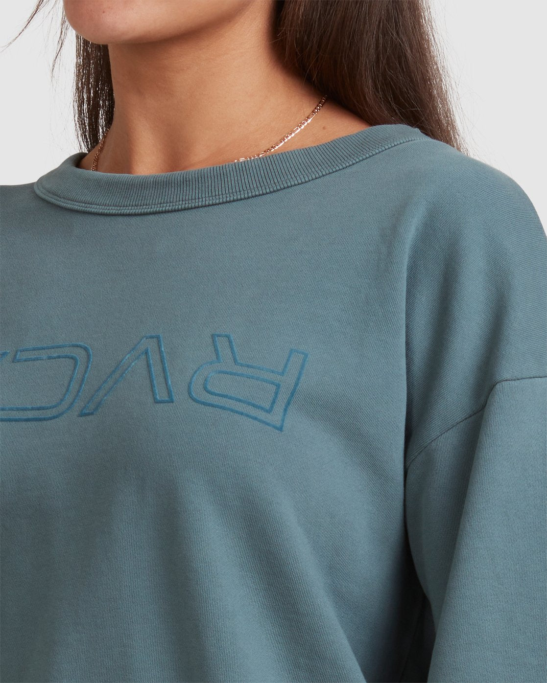RVCA FLIP N FLOCK CREW Balsam green
