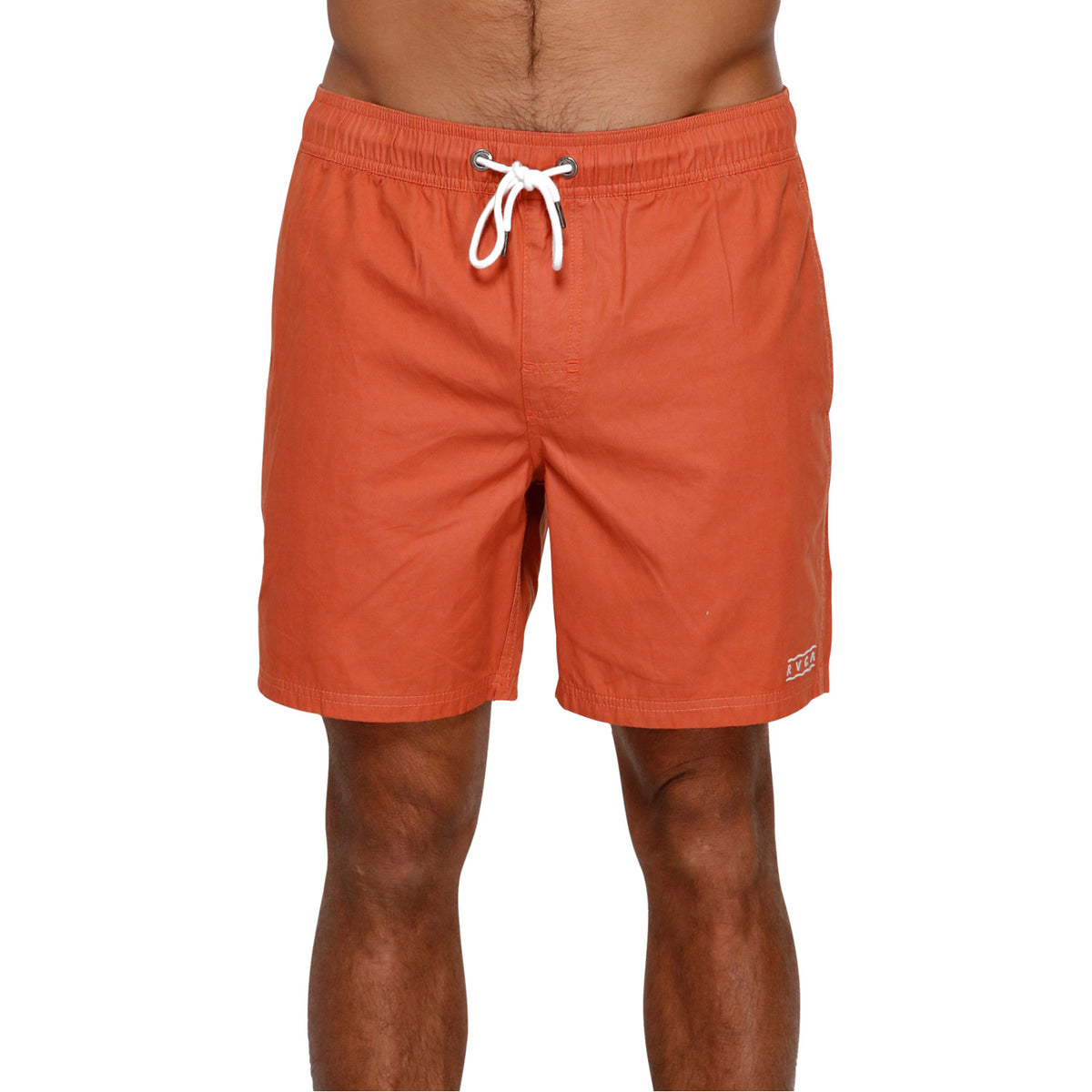 RVCA Gerrard Elastic Board Short Orange Rust