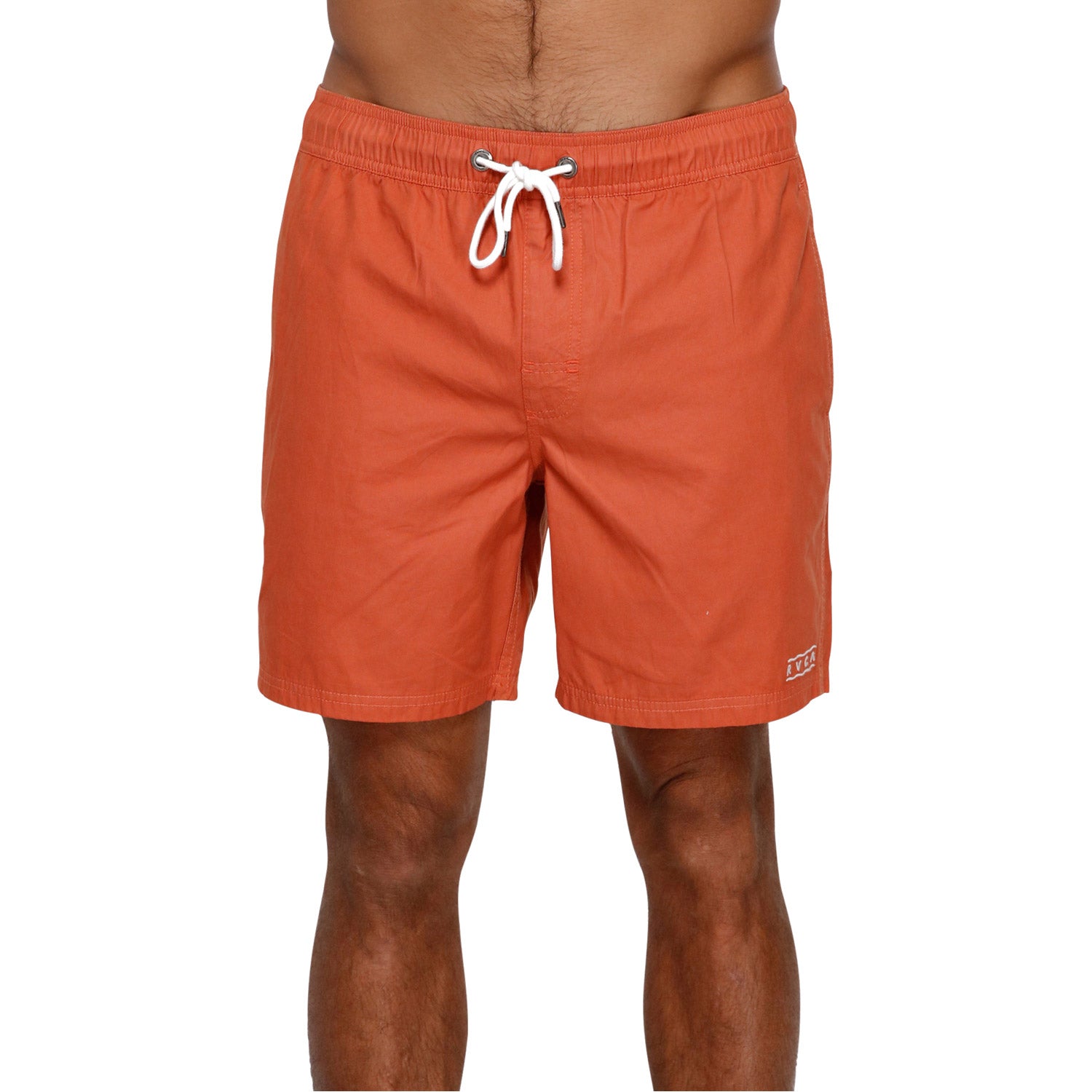 RVCA Gerrard Elastic Board Short Orange Rust