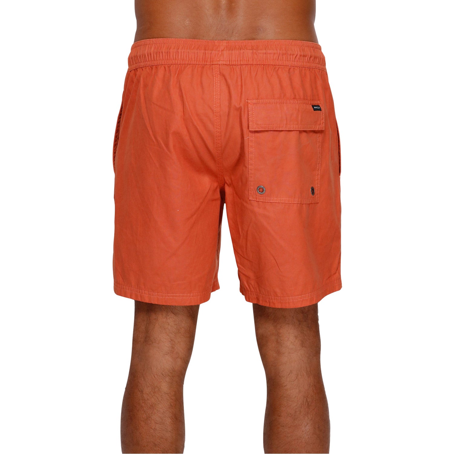 RVCA Gerrard Elastic Board Short Orange Rust