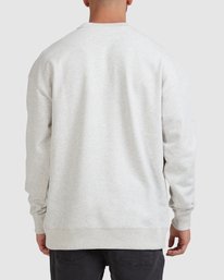 Rvca Hastings Emb Crew Snow marle