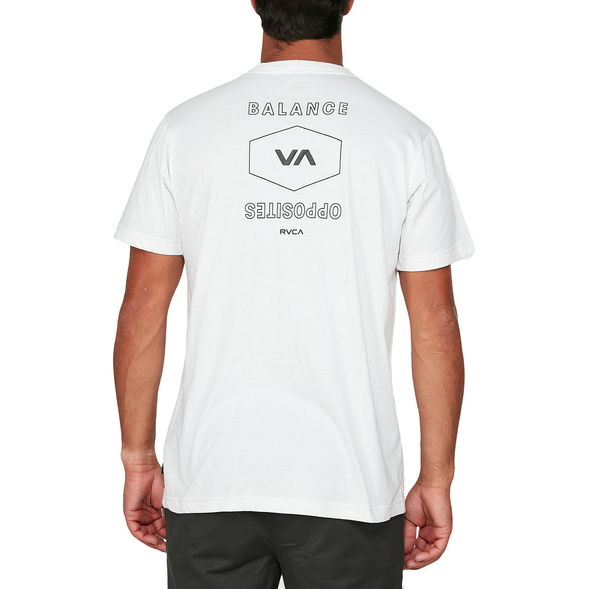 RVCA Hex Short Sleeve Tee White