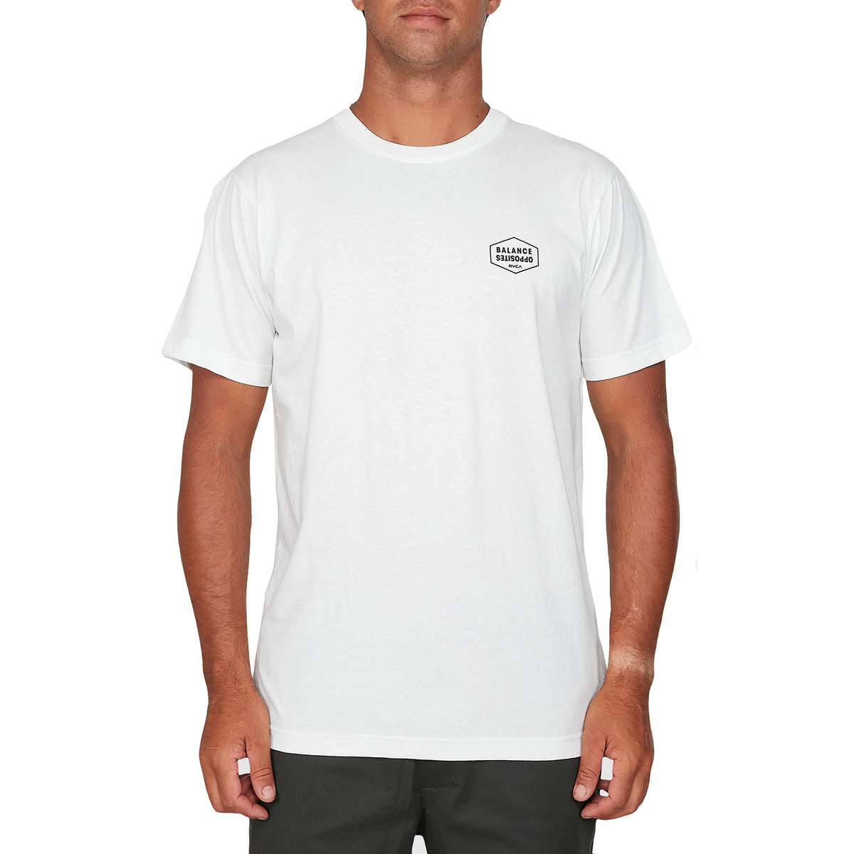 RVCA Hex Short Sleeve Tee White