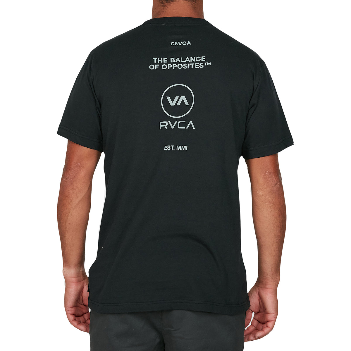RVCA Longitude Short Sleeve Tee Black
