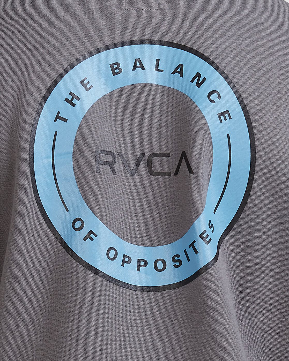 RVCA Motors Center Hoodie Smoke