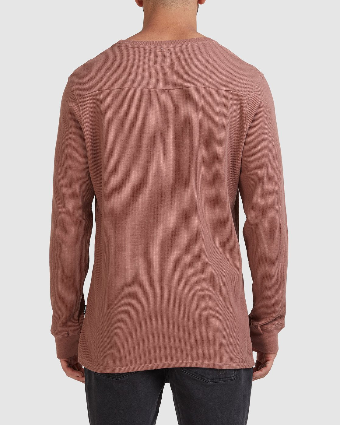 RVCA Motors Waffle Long Sleeve Tee Rustic