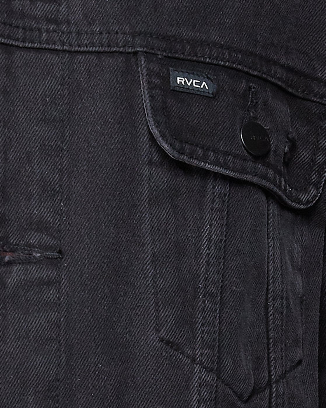 RVCA RVCA DISTRESSED DENIM JACKET Vintage black