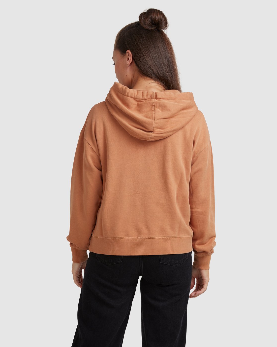 RVCA RVCA FLIPPED PIGMENT HOODIE Camel